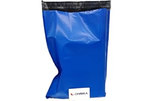 CHAWLA Mailing Bags Colour | Color Self Seal Poly Mailers for Postage, Parcels, and More | 50 Bags | 60 microns | (305mm x 405mm - 12 x 16, Blue)