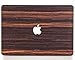 Produktbild WOODWE® Echtholz MacBook Cover/Skin für Pro 13“ Zoll Touch Bar Ausgabe | Modell: A1706/A1708/A1989; Ende 2016 – Mitte 2017 | Echtes & natürliches Ebenholz | TOP Cover