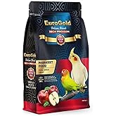 EuroGold Deluxe Blend Ger&ccedil;ek Elmalı Premium Paraket Kuşu Yemi, 1 Kg