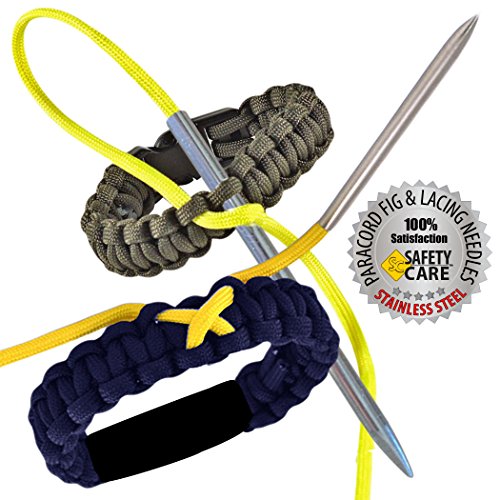 Edelstahl Paracord FID Nadeln, edelstahl, 3 in / 3 mm; 2 pack - 7