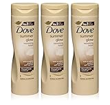 3x Dove Summer Glow Body Lotion for Normal to Dark Skin 250ml