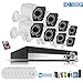 Produktbild MBEN 8CH 1080P PoE NVR-Kamera, 1 TB Festplatte mit 8 wetterfesten HD-Sicherheitskamerasystemen für den Innen- und Außenbereich, E-Mail-Benachrichtigung für intelligenten Fernzugriff