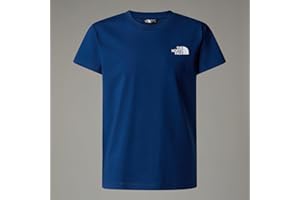 The North Face NF0A8CJBD1R G REDBOX Tek S/S Relaxed Tee T-Shirt Unisex Bambino Estate Blue Taglia XL