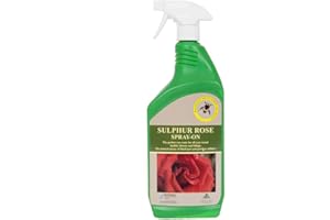 YouGarden - Sulphur Rose Spray On Tonic 1L, Ready to Use Trigger Spray, Disease Control for Rose Plants and Bushes - Prevents Blackspot and Mildew, Perfect for Any Rose Plant