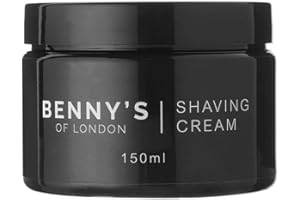 BENNY's Crème à raser | Odeur incroyable | Rasage parfait | Hydrate & Rajeunit | Ingrédients de qualité supérieure | 100% végétalien