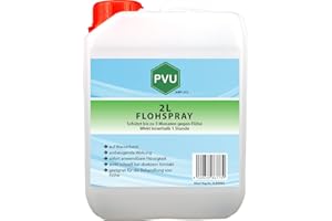 Pvu Floh Spray 2L - Langzeitwirkung gegen Flöhe & Tierflöhe Innen und Außen auf Wasserbasis