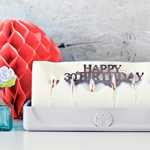 Melting Messages - Happy 30th Birthday Candle - Hidden Message Candle
