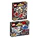 Produktbild LEGO Marvel Super Heroes 2er Set 76077 76076 Captain America Dusenjet + Iron Man gegen Detroit Steel