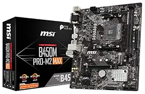 MSI B450M PRO-M2 Max Micro-ATX Gaming Motherboard