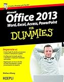 Image de Office 2013 For Dummies: Word, Excel, Access, PowerPoint (Hoepli for Dummies)