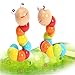 Boys Girls Child Magical Twisting Insect Wooden Toy Puzzle Baby Train Magic Toys