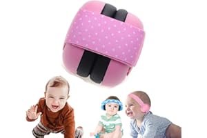 iNelihoo Baby Kapselgehörschutz 0–3 Jahren Baby Ohrenschützer Leichter Elastischer Kopfbügel Kopfhörer Einstellbare Geräuschunterdrückung Baby Ohrenschützer Hörschutz für Säuglinge Neugeborene