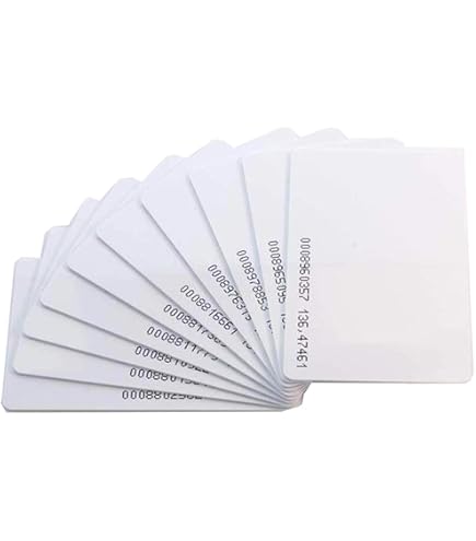 Carte Magnetiche MIFARE Classic 1K - 13.56 MHz, 10 Pezzi, Bianche Con Foro - Foto 12