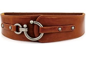 Oyccen Elastico Larga Cinture con Fibbia da Donna Corsetto Cinturino in Vita