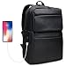 Produktbild HPLQM Laptop Notebook Rucksack USB Ladeanschluss: 35L gefütterte Tasche für Laptop bis zu 15.6 Zoll - wasserdichte Schultasche, Arbeitstasche für Computer bei Arbeit, Schule, Uni & Reisen
