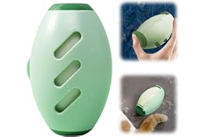 ‎COMEPEW Wiederverwendbarer Gel-Fusselroller, 2025 Neu Reusable Lint Rollers, Waschbarer Mini Tierhaarentferner Fusselrolle Waschbarer tragbarer Aufkleber Fusselrolle Kleidung für Kleidung Sofas Haare (Grün)