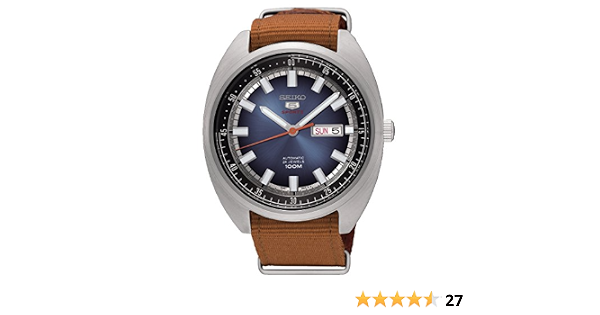 Seiko Orologio Analogico Automatico Uomo con Cinturino in Tessuto SRPB21K1  : Amazon.it: Orologi