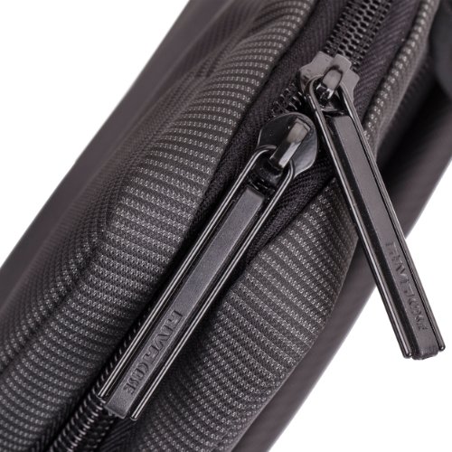 Rivacase – hochwertige Notebooktasche / Schultertasche für Notebooks bis 15,6″ (39,6 cm) in Grau - 6