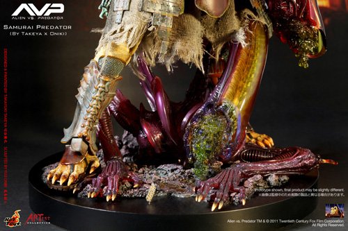 Alien Vs Predator Samurai Predator 1:6 Scale Figure By Hot Toys