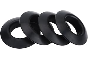 Focket Anillos de Goteo de la Paleta, 4Pcs Anillos de Goteo de Goma prácticos, Anillos de Goteo del Remo de la balsa del kajak Universal para el Eje de Las paletas del Rafting de la Canoa del Kayak