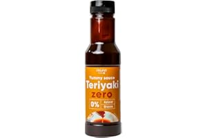 PR PROFIT PROFIT - Yummy Sauce - Salsa baja en calorías - Ideal como aderezo para tus platos favoritos. 0% grasas y azúcares añadidos. Sin lactosa - 375 ml (Teriyaki)