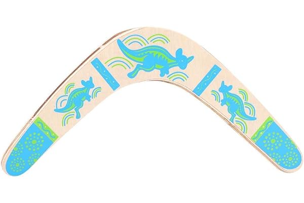 Alomejor Boomerang en Bois en Forme de V Retour Boomerang Jouet de Sport en Plein air pour l'équipement de Jeu de Sport