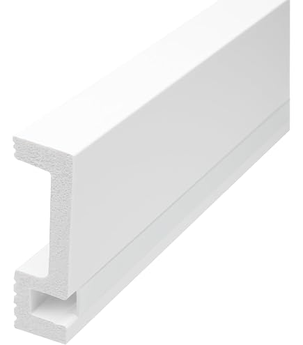 Cornice Decorativa NMC Noël & Marquet 200x3,3x5 Cm | In Polistirolo Ad Alta Densità, Per Pareti E Soffitti, Da Verniciare
