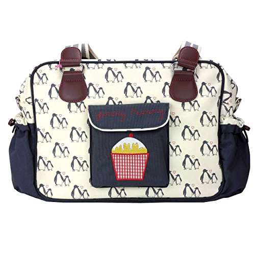 Preisvergleich Produktbild Pink Lining Yummy Mummy Wickeltasche Penguin Love
