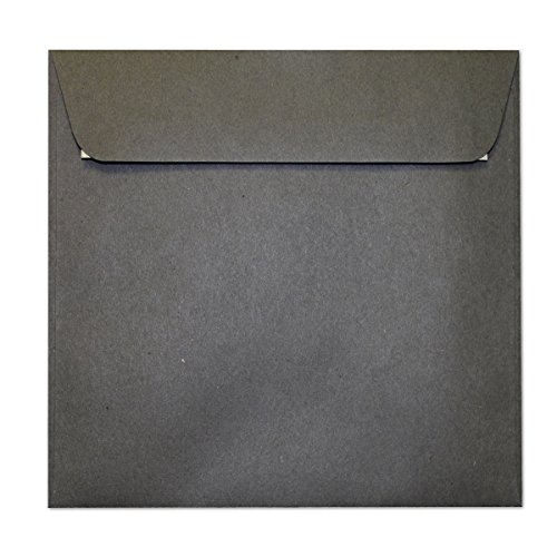 Artoz Green Line - Sobres//Plaza, 160 x 160 mm, Feria novedad 2016, color: Granite, color granite 25 Umschläge