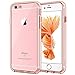 Price comparison product image JETech Case for Apple iPhone 6 and iPhone 6s, Shock-Absorption Bumper Cover, Anti-Scratch Clear Back, Rose Gold