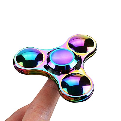Dlife Tri Hand Spinner, High Speed Great Bearings, Tri-Spinner Fidget Toy, Hand Spinner Focus Toys, Stress Reducer Relieves Anxiety and Boredom For Kids & Adults (Colorful-2) Dlife Tri Hand Spinner, High Speed Great Bearings, Tri-Spinner Fidget Toy, Hand Spinner Focus Toys, Stress Reducer Relieves Anxiety and Boredom For Kids & Adults (Colorful-2)