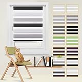 Einfache Montage (inkl. Zubehör) : Es ist schnell und mühelos mittels Klemmträgern direkt am Fensterflügel montiert - ohne Bohren und Schrauben. Und auch mit Nagel bohren und montieren an Wand und Decke