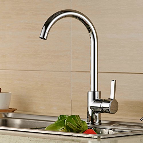 AuraLum 360° Drehbar Niederdruck Wasserhahn Niederdruck Mischbatterie Küchenarmatur