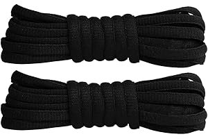 GOODSALEOK 2 Paar Packung ovale Sneaker-Schnürsenkel Laufschuhe Basketballschuhe Turnschuhe Verschleißfest Unisex