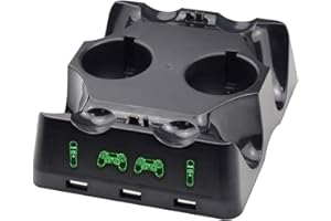 VBESTLIFE Ladestation für, Ladestation Schnellladung mit 4 Ladestationen und LED-Anzeige für/Move/VR