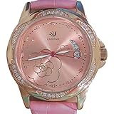 Lnyy Mode Casual Damenuhr mit Diamant britische Non-mechanische Uhr einstellen