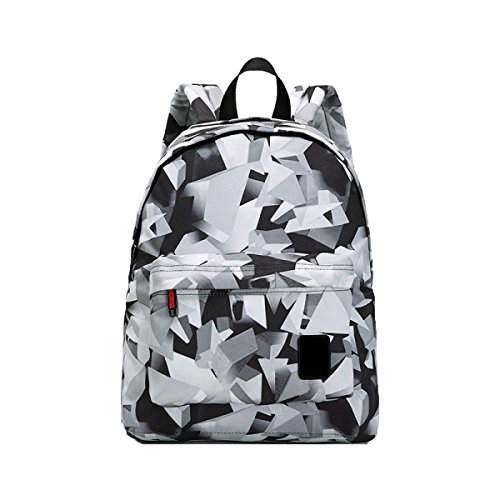 Preisvergleich Produktbild Frauen Rucksack Mode Lässig Student Tasche,BlackAndWhite-14Inches