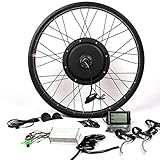 48V1500W Hub Motor Ebike Kit Conversione Bici Elettrica + LCD+ Tire Theebikemotor (Rear Wheel, 26")
