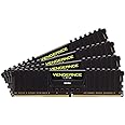 CORSAIR VENGEANCE LPX 128GB (4x32GB) DDR4 3600 (PC4-28800) C18 1.35V Desktop Memory - Black