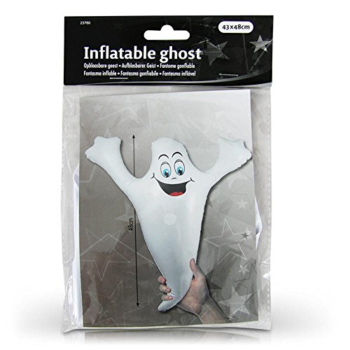 HC-Handel 922273 aufblasbarer Geist Gespenst Gummigeist Gummigespenst 48 x 43 cm - 2