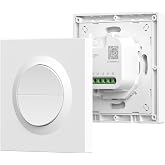 SONOFF Fusion, Orb-MW2(MINI-2GS-E), Interruptor de Luz Inteligente Matter, 2 grupos, Wi-Fi 2.4GHz, Cable Neutro Requerido, Co