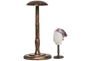 Fituenly Hat Display Stand Vintage Hat And cap Holden Stand Hat Caricch Replay per Cappellini E Parrucche