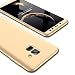 Produktbild Samsung Galaxy A8Plus Hülle,Samsung Galaxy A8Plus Schutzhülle [ Mit Gehärtetem Glas Displayschutz ] Hochwertigem Stoßfest, Ultra dünn Samsung Galaxy A8Plus Handyhülle, Schutz Tasche Schale hülle für Samsung Galaxy A8Plus 360 ° vollständiger Paketschutz - Gold