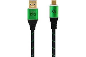 OEHLBACH GAMING New Game Green – Cavo USB Type-A a Type-C 10 Gbps – Potenza di ricarica fino a 60 W – Doppia schermatura – contatti placcati oro – 75 cm – Cavo da gioco con guaina in tessuto – rosso