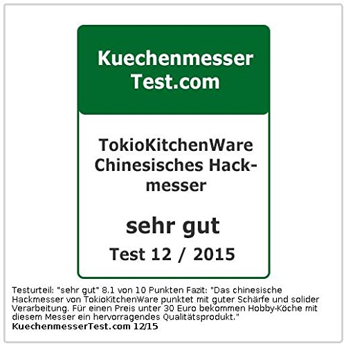 TokioKitchenWare Chinesisches Hackmesser, handgeschmiedet - 7