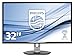 Produktbild Philips BDM3270QP2/00 81 cm (32 Zoll) Monitor (VGA, DVI, HDMI, Displayport, USB-Hub, 5ms Reaktionszeit, 2560 x 1440, 60 Hz, Pivot) schwarz