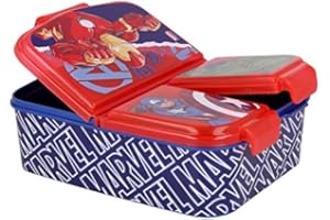 BABYMOTION Avengers (2021) Kinder Brotdose, Lunchbox, Sandwichbox, Bentodose: Eiskönigin 2 Anna Elsa Frozen PJ Masks, Spiderman, Mickey , Paw Patrol, BPA frei, Kindergarten, Geburtstag (Avengers)(2021)