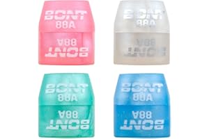 Bont Roller Skates 88A Replacement Cushions - Cone and Barrel Bushings - Quad Skate Derby Plate Figure Speed (Tickle Blue)