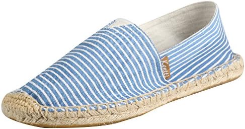 KenttiMen Multicolour Stripe Slip on Flat Espadrilles
