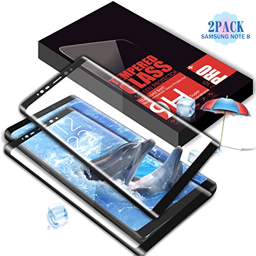 Galaxy Note 8 Protector de Pantalla SGIN 2-Pack Cristal Vidrio Templado Film 9H Dureza Full Coverage Ultra HD Screen Protector para Samsung Galaxy Note 8 - Negro reviews Galaxy Note 8 Protector de Pantalla SGIN 2-Pack Cristal Vidrio Templado Film 9H Dureza Full Coverage Ultra HD Screen Protector para Samsung Galaxy Note 8 - Negro